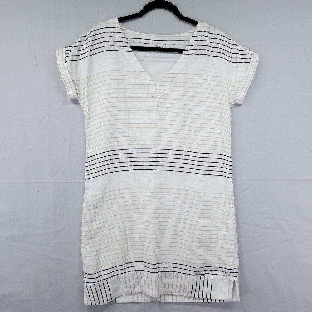 Vineyard Vines Linen Shift Dress Women's 0 Preppy Equestrian
